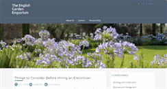 Desktop Screenshot of englishgardenemporium.com